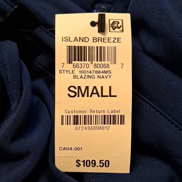 Alfani Tie Waist Shirt dress Navy Small - Picture 11 of 11